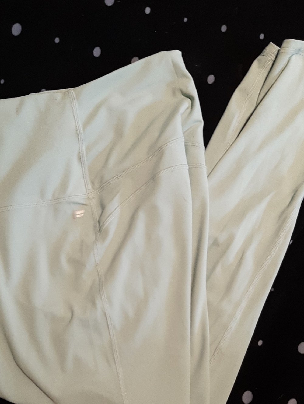Fabletics Pure Luxe Mint Sorbet High-Waist Sweetheart Leggings, Small